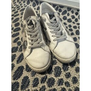 Vintage Havana Bianca Sneakers Size 8.5 Snakeskin Accents